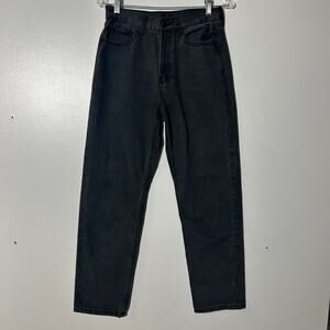 “UNIF” Taper Ankle Ash Black Straight Leg Denim Casual Jeans Women’s Size 27